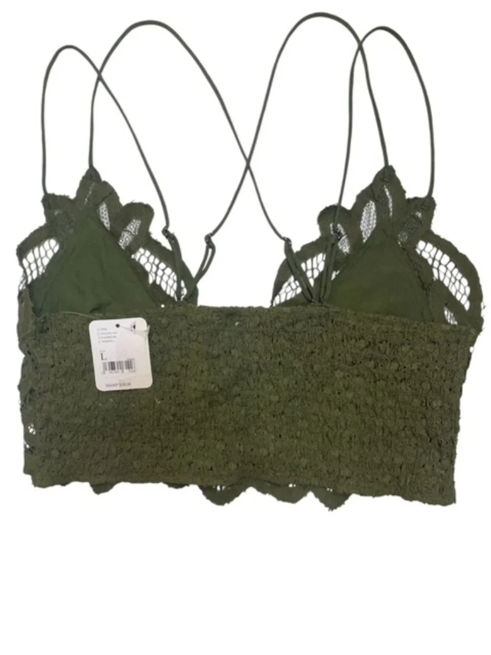 FREE PEOPLE Adella Bralette, Size Large - NWT